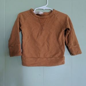Pullover crew in toffee